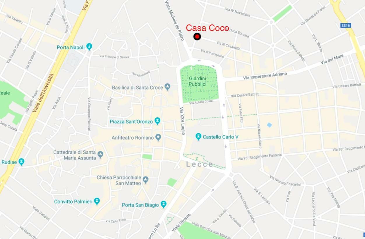 Casa Coco Apartment เลชเช ภายนอก รูปภาพ